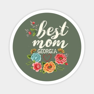 Best Mom From GEORGIA, mothers day USA, presents gifts Magnet